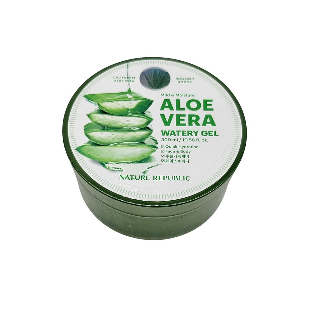 Nature Republic Aloe Vera Gel 300ml Face Body Moisturizer Hydration Soothing‎